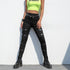 Women's Push Up Black Gothic Leggings